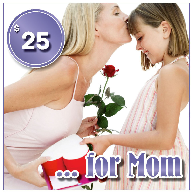 Gift certificat for mom 25